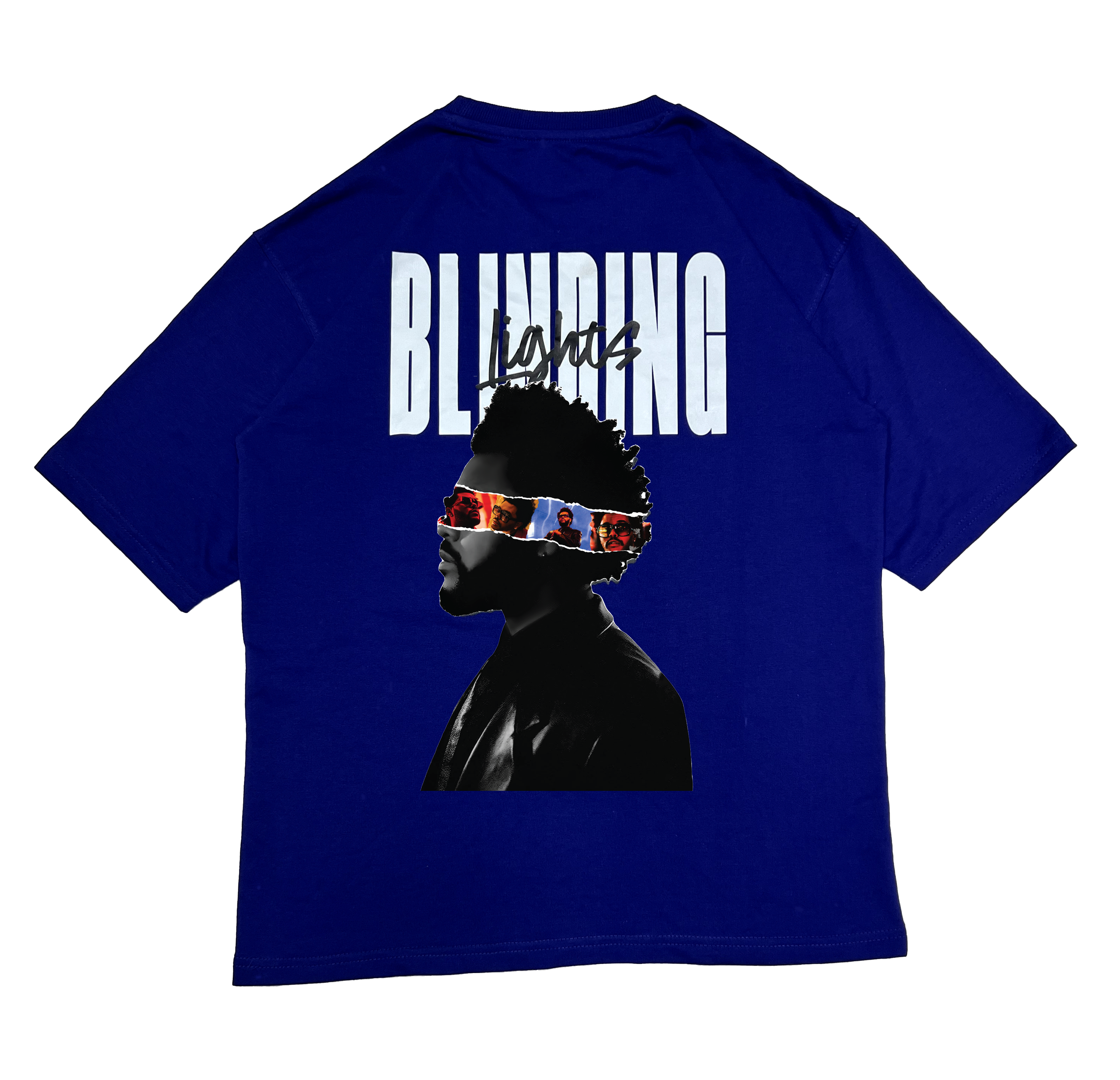 The Weeknd "Blinding Lights" Graphic T-Shirt – Blue